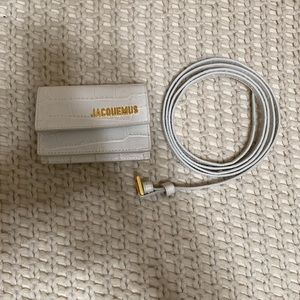 Jacquemus La Ceinture Bello Croc-Effect Leather Belt Bag